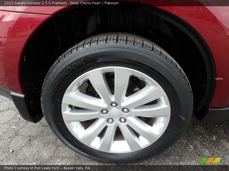 Deep Cherry Pearl / Platinum 2013 Subaru Forester 2.5 X Premium