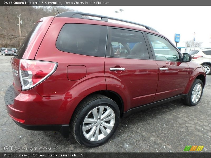 Deep Cherry Pearl / Platinum 2013 Subaru Forester 2.5 X Premium