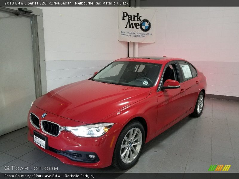 Melbourne Red Metallic / Black 2018 BMW 3 Series 320i xDrive Sedan