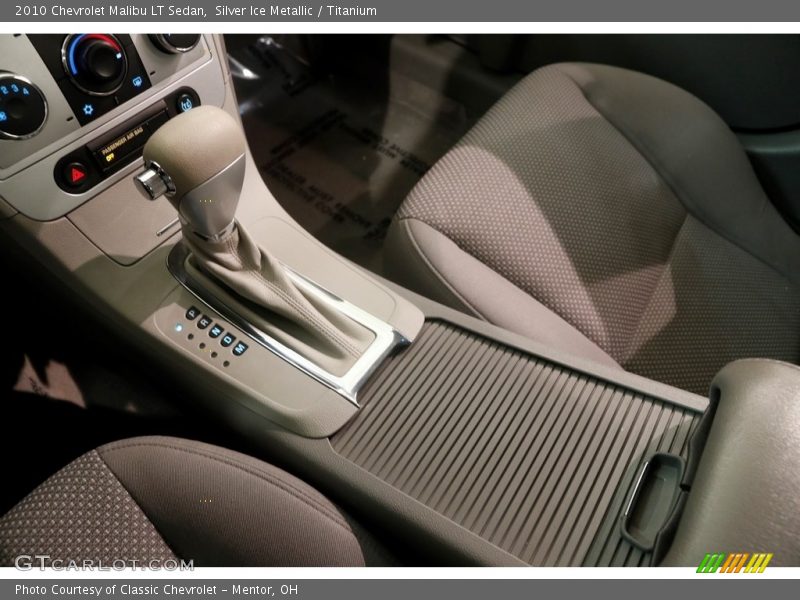 Silver Ice Metallic / Titanium 2010 Chevrolet Malibu LT Sedan