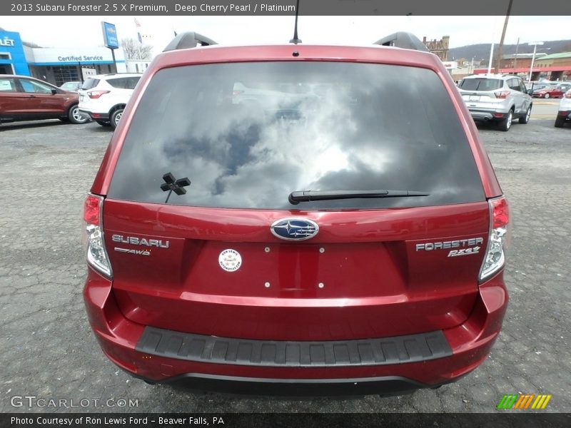 Deep Cherry Pearl / Platinum 2013 Subaru Forester 2.5 X Premium