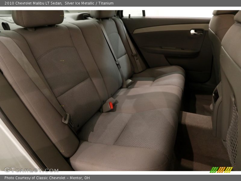 Silver Ice Metallic / Titanium 2010 Chevrolet Malibu LT Sedan