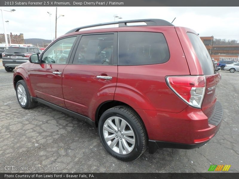 Deep Cherry Pearl / Platinum 2013 Subaru Forester 2.5 X Premium