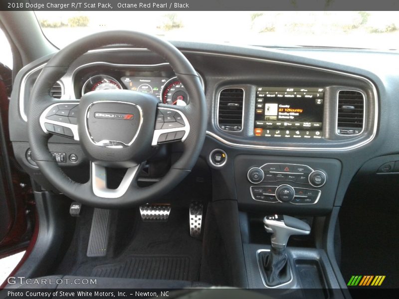 Octane Red Pearl / Black 2018 Dodge Charger R/T Scat Pack