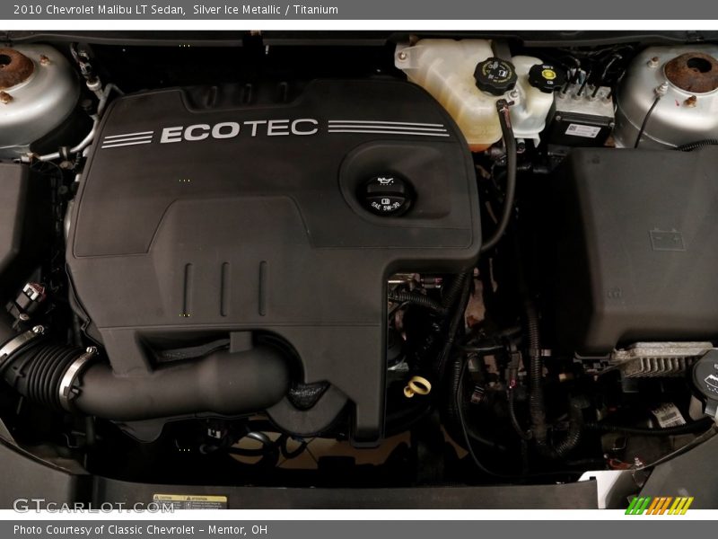 Silver Ice Metallic / Titanium 2010 Chevrolet Malibu LT Sedan