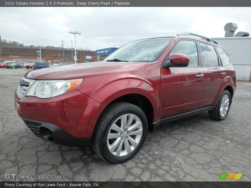 Deep Cherry Pearl / Platinum 2013 Subaru Forester 2.5 X Premium
