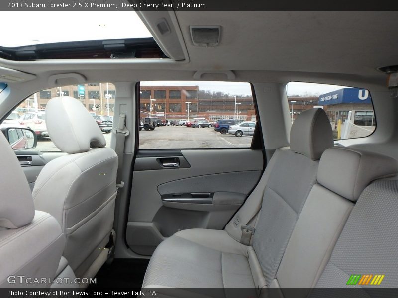 Deep Cherry Pearl / Platinum 2013 Subaru Forester 2.5 X Premium