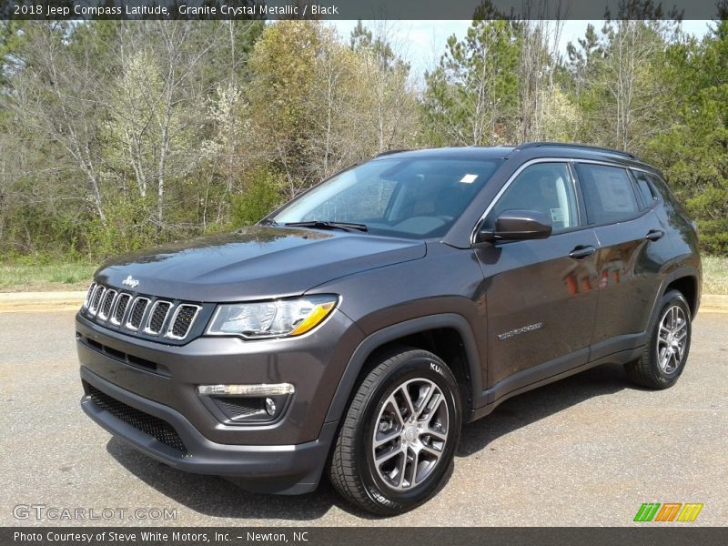 Granite Crystal Metallic / Black 2018 Jeep Compass Latitude