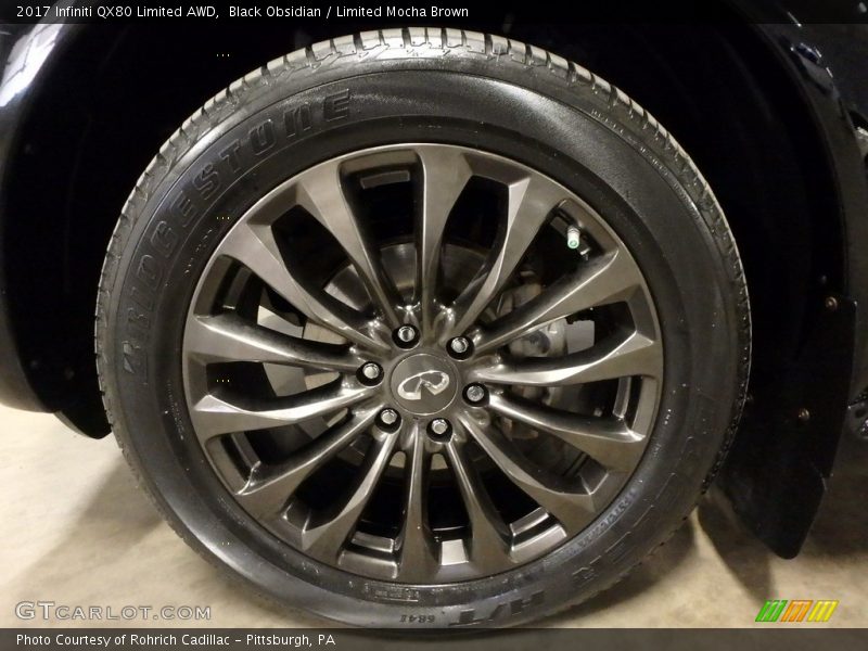 Black Obsidian / Limited Mocha Brown 2017 Infiniti QX80 Limited AWD