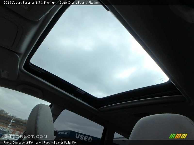 Deep Cherry Pearl / Platinum 2013 Subaru Forester 2.5 X Premium