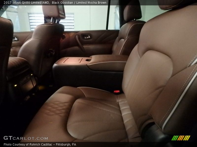Black Obsidian / Limited Mocha Brown 2017 Infiniti QX80 Limited AWD