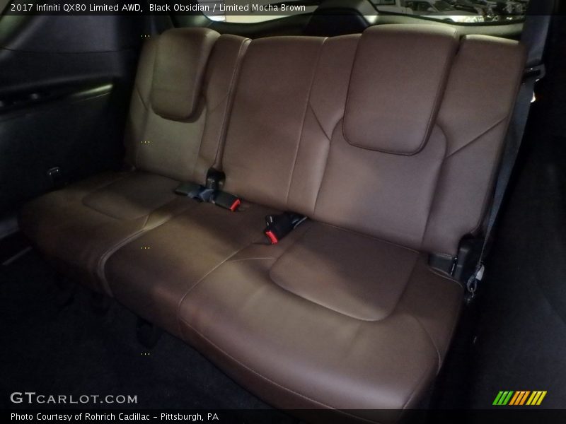 Black Obsidian / Limited Mocha Brown 2017 Infiniti QX80 Limited AWD