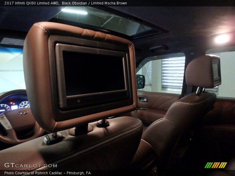 Black Obsidian / Limited Mocha Brown 2017 Infiniti QX80 Limited AWD