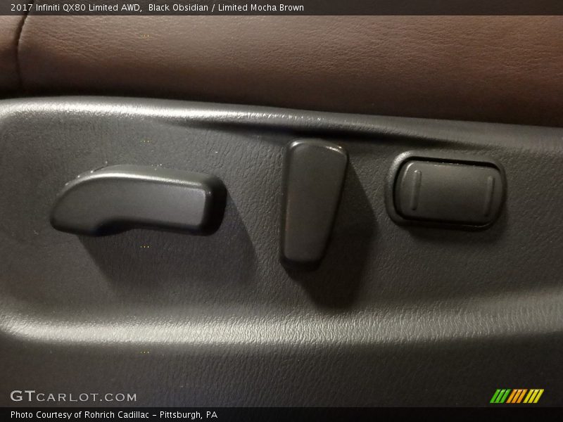 Black Obsidian / Limited Mocha Brown 2017 Infiniti QX80 Limited AWD