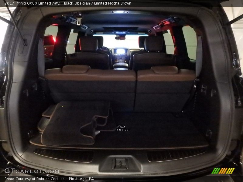 Black Obsidian / Limited Mocha Brown 2017 Infiniti QX80 Limited AWD