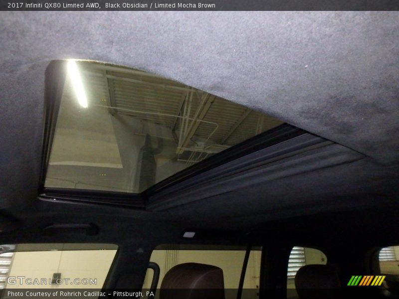 Black Obsidian / Limited Mocha Brown 2017 Infiniti QX80 Limited AWD