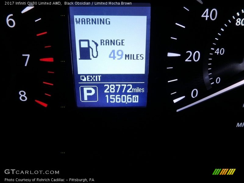 Black Obsidian / Limited Mocha Brown 2017 Infiniti QX80 Limited AWD
