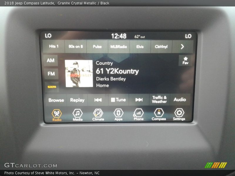 Granite Crystal Metallic / Black 2018 Jeep Compass Latitude