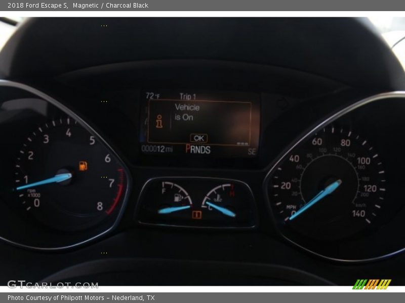 Magnetic / Charcoal Black 2018 Ford Escape S