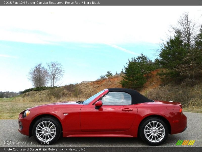 Rosso Red / Nero Black 2018 Fiat 124 Spider Classica Roadster