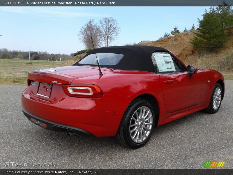 Rosso Red / Nero Black 2018 Fiat 124 Spider Classica Roadster