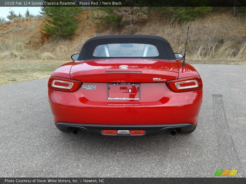 Rosso Red / Nero Black 2018 Fiat 124 Spider Classica Roadster