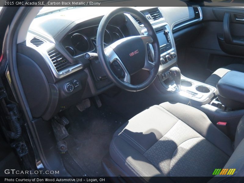 Carbon Black Metallic / Ebony 2015 GMC Acadia SLE