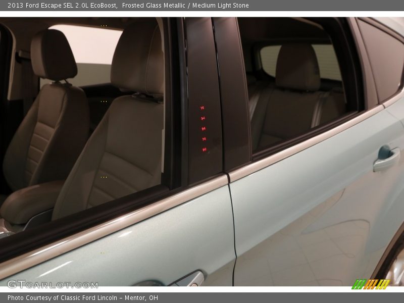 Frosted Glass Metallic / Medium Light Stone 2013 Ford Escape SEL 2.0L EcoBoost