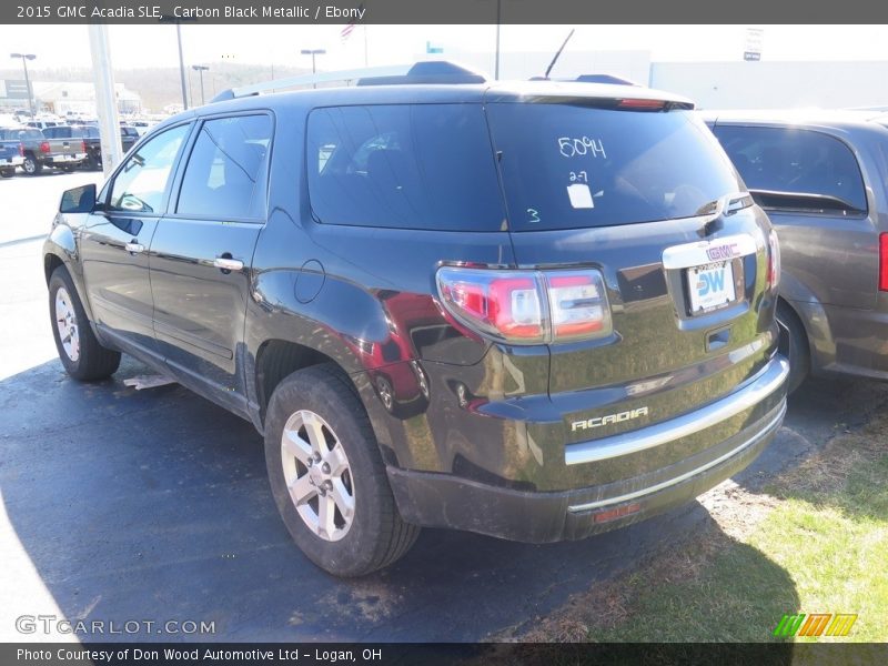 Carbon Black Metallic / Ebony 2015 GMC Acadia SLE