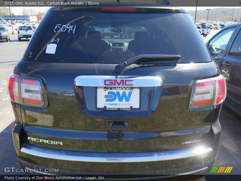 Carbon Black Metallic / Ebony 2015 GMC Acadia SLE