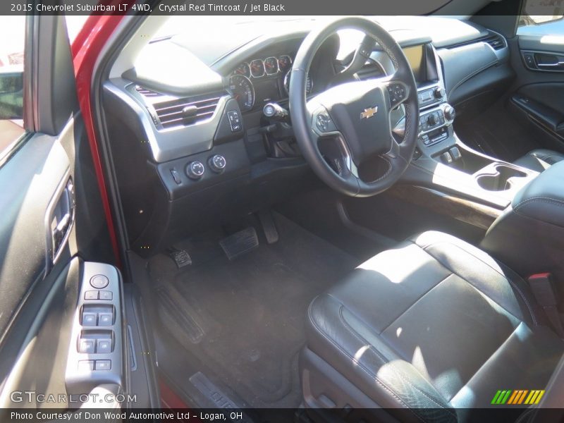 Crystal Red Tintcoat / Jet Black 2015 Chevrolet Suburban LT 4WD