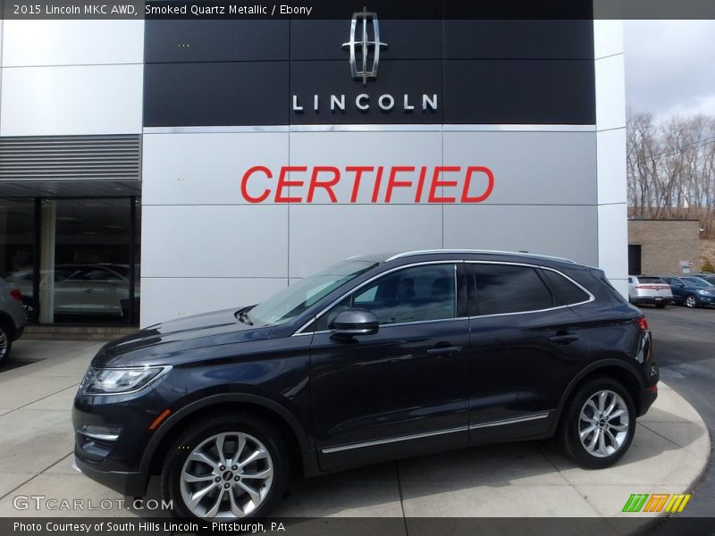 Smoked Quartz Metallic / Ebony 2015 Lincoln MKC AWD
