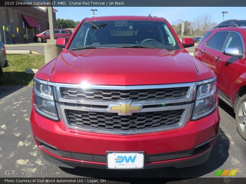 Crystal Red Tintcoat / Jet Black 2015 Chevrolet Suburban LT 4WD
