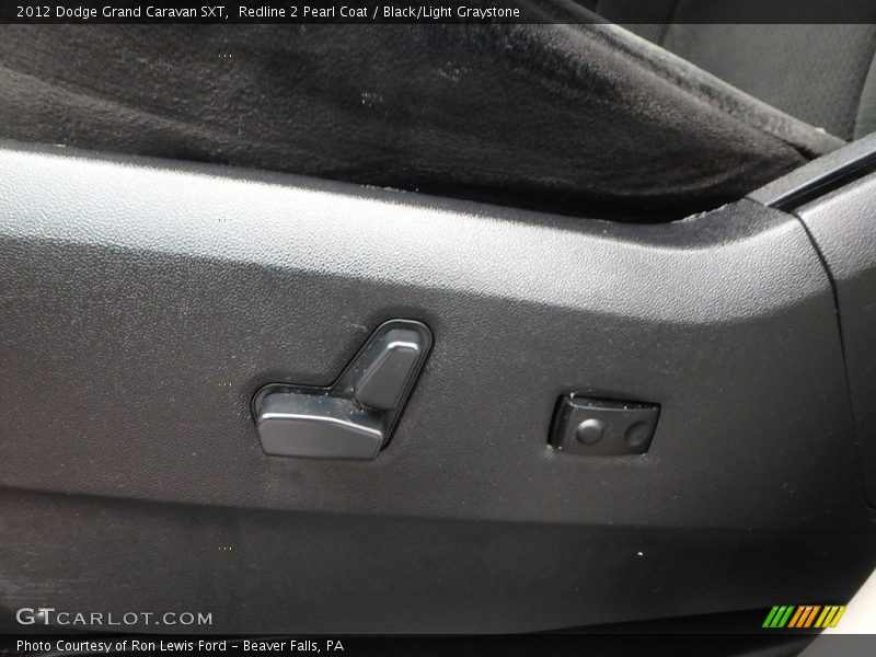 Redline 2 Pearl Coat / Black/Light Graystone 2012 Dodge Grand Caravan SXT