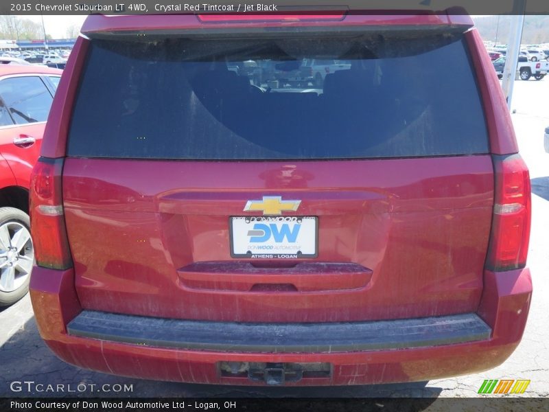 Crystal Red Tintcoat / Jet Black 2015 Chevrolet Suburban LT 4WD
