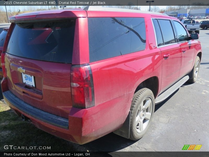 Crystal Red Tintcoat / Jet Black 2015 Chevrolet Suburban LT 4WD