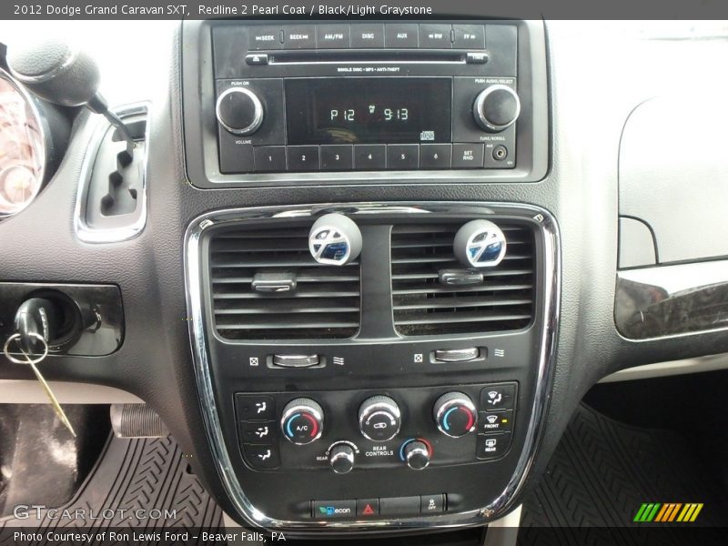 Redline 2 Pearl Coat / Black/Light Graystone 2012 Dodge Grand Caravan SXT