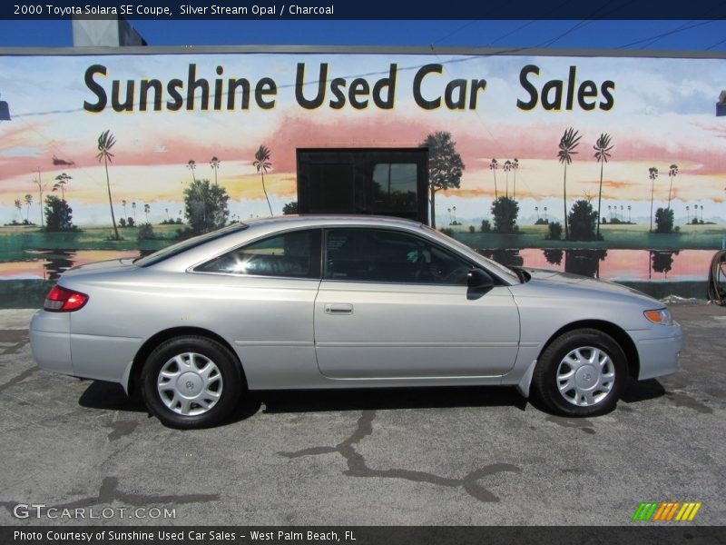 Silver Stream Opal / Charcoal 2000 Toyota Solara SE Coupe