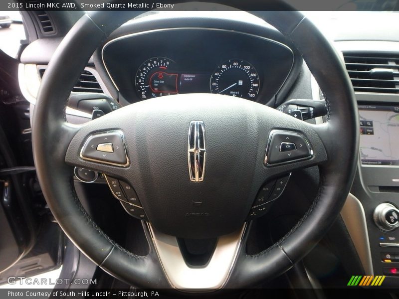 Smoked Quartz Metallic / Ebony 2015 Lincoln MKC AWD