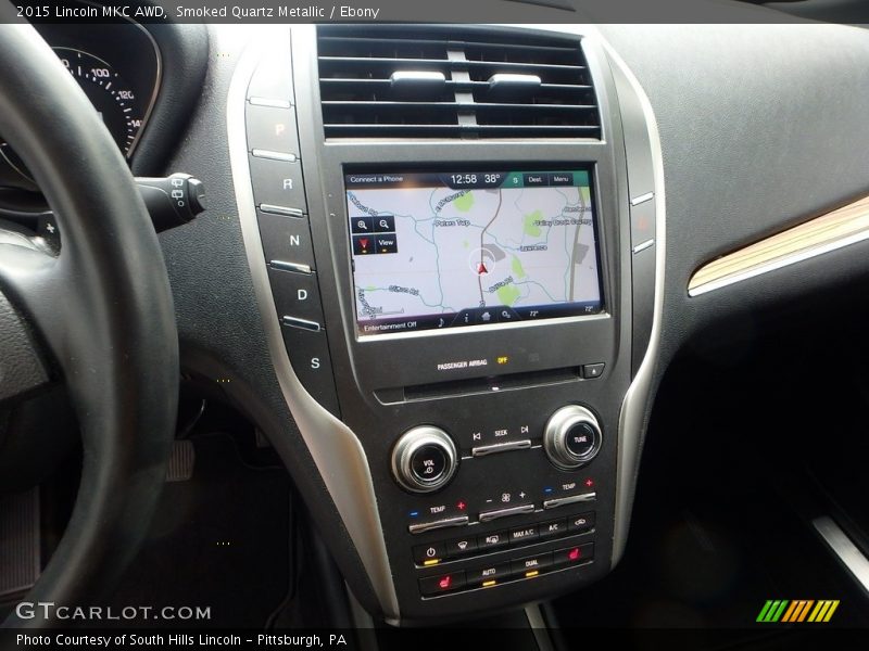 Smoked Quartz Metallic / Ebony 2015 Lincoln MKC AWD