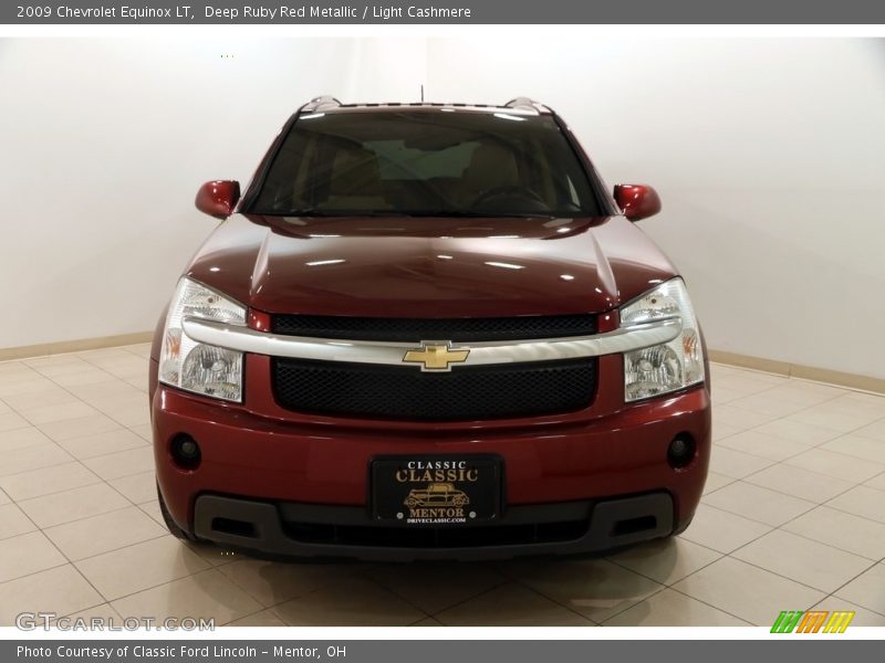 Deep Ruby Red Metallic / Light Cashmere 2009 Chevrolet Equinox LT