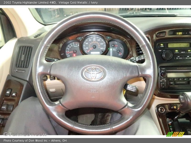 Vintage Gold Metallic / Ivory 2002 Toyota Highlander Limited 4WD