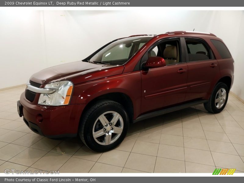 Deep Ruby Red Metallic / Light Cashmere 2009 Chevrolet Equinox LT