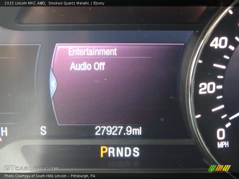 Smoked Quartz Metallic / Ebony 2015 Lincoln MKC AWD