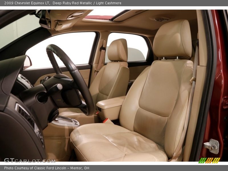 Deep Ruby Red Metallic / Light Cashmere 2009 Chevrolet Equinox LT