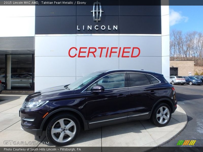 Tahitian Pearl Metallic / Ebony 2015 Lincoln MKC AWD