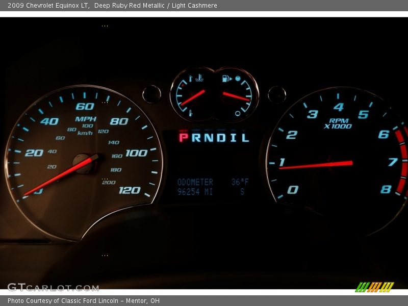 Deep Ruby Red Metallic / Light Cashmere 2009 Chevrolet Equinox LT