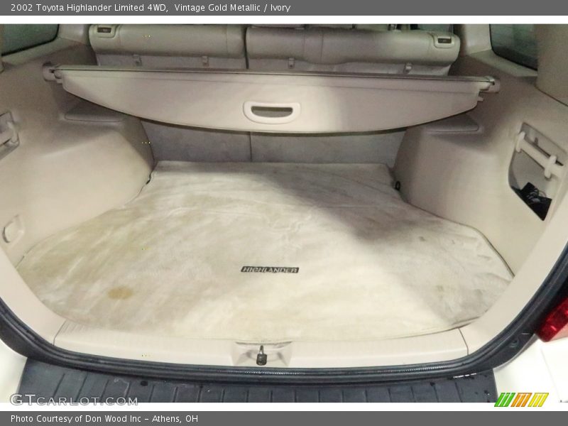 Vintage Gold Metallic / Ivory 2002 Toyota Highlander Limited 4WD