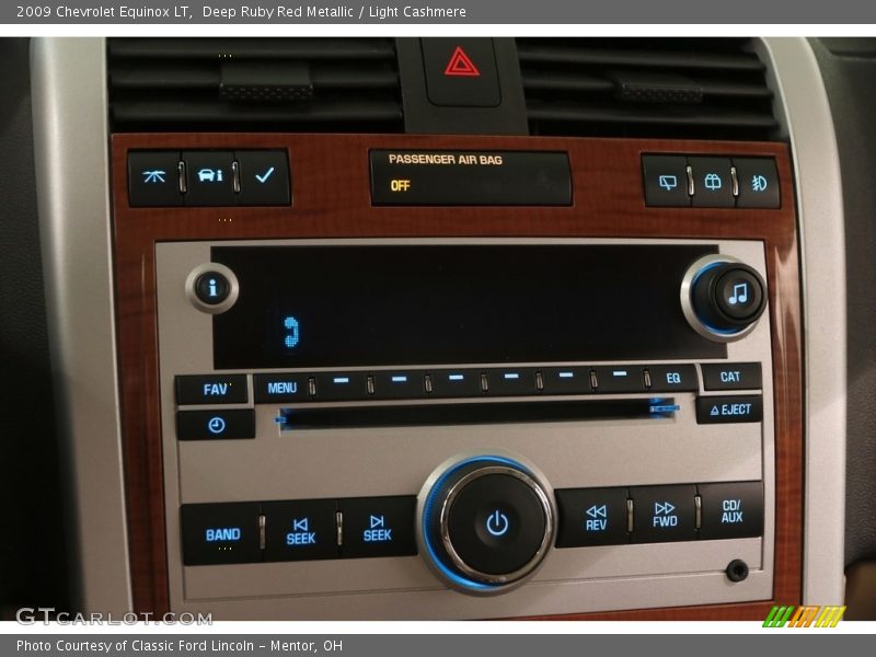 Deep Ruby Red Metallic / Light Cashmere 2009 Chevrolet Equinox LT