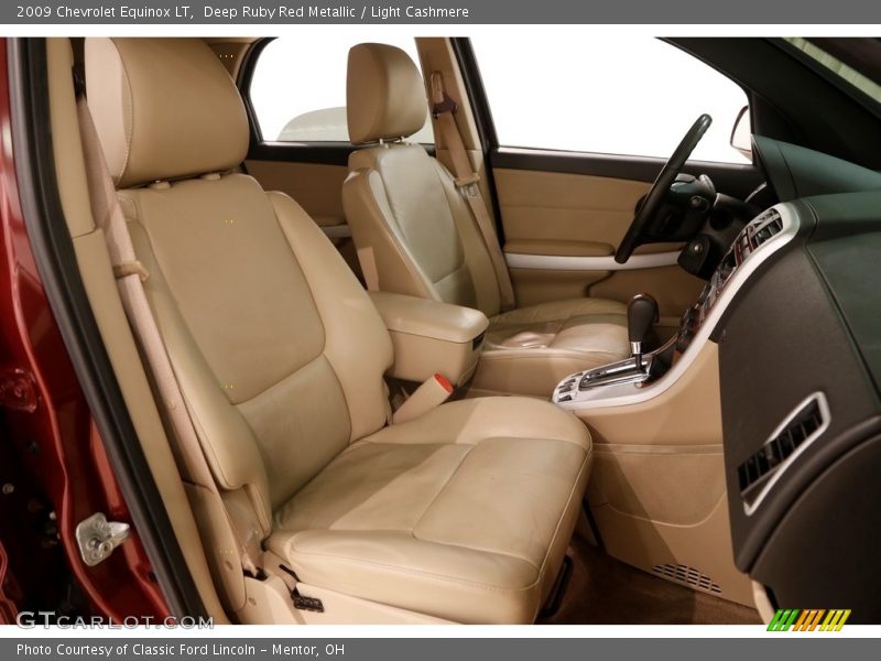 Deep Ruby Red Metallic / Light Cashmere 2009 Chevrolet Equinox LT